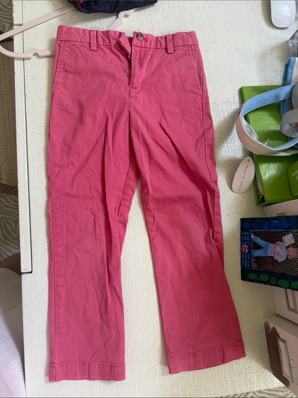 Vineyard Vines Boys Coral Pink Pants